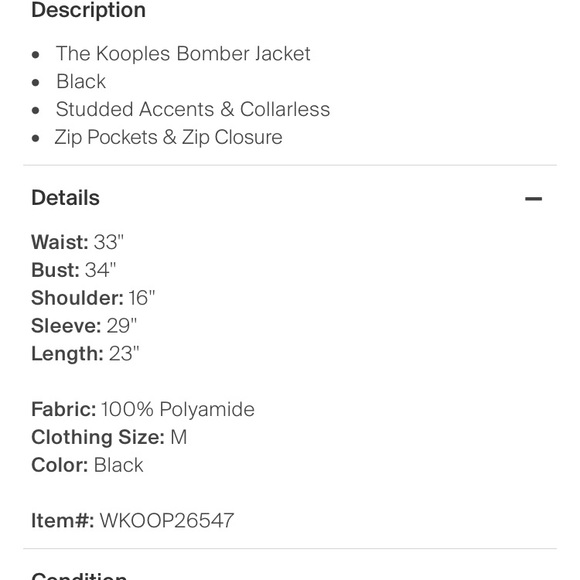 The kooples bomber jacket - Picture 7 of 7